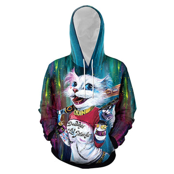 Película Gato series Sudadera Cosplay Navidad Fiesta 3D Impreso chaqueta